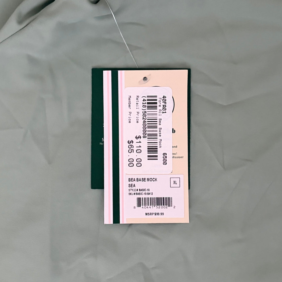 Fore All Women's Mock Bea Base Sea Size XL