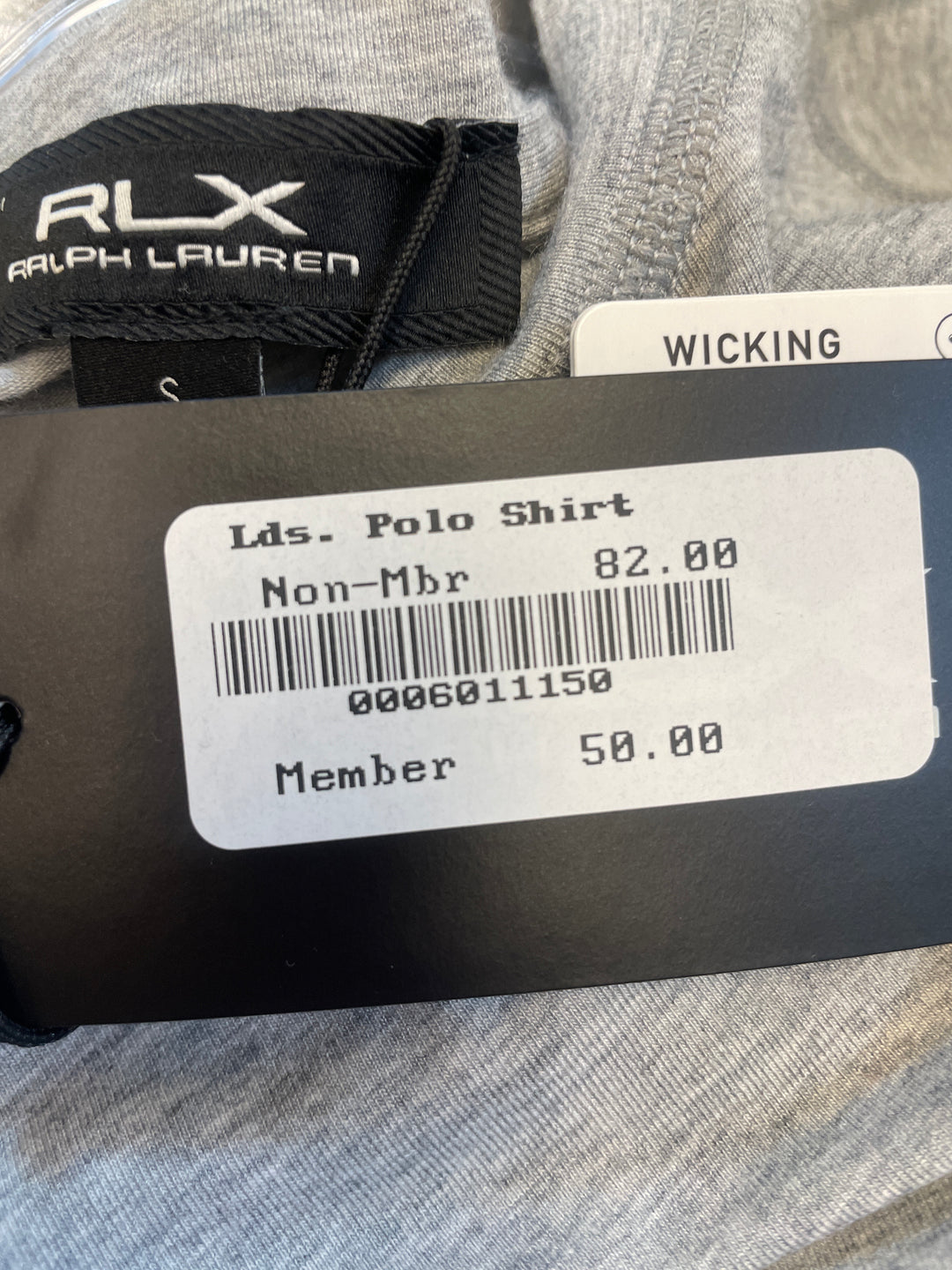 RLX Ralph Lauren Womens Long Sleeve Top - Grey