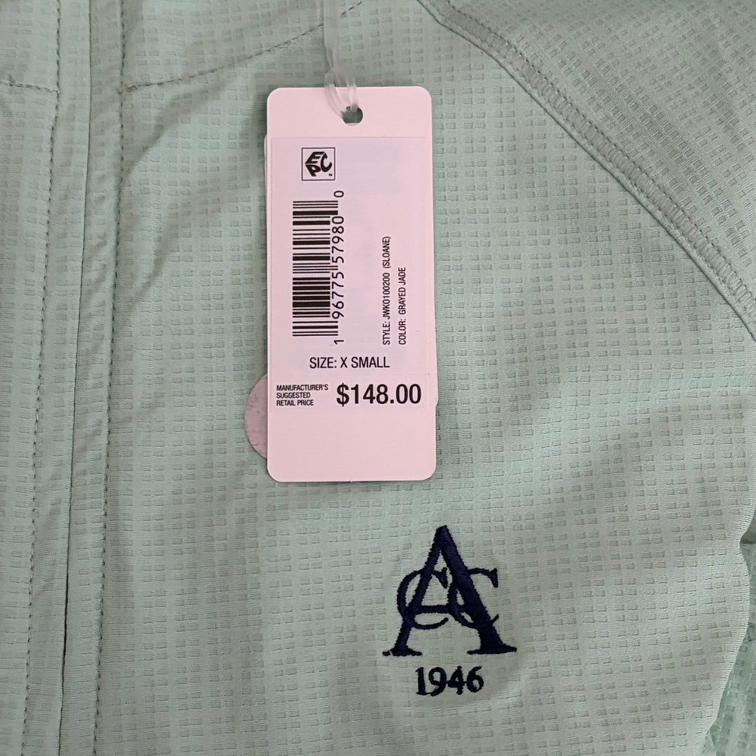 Johnnie-O Women's Golf Quarter Zip Sloane Performance Pullover (w/ logo) Grayed Jade