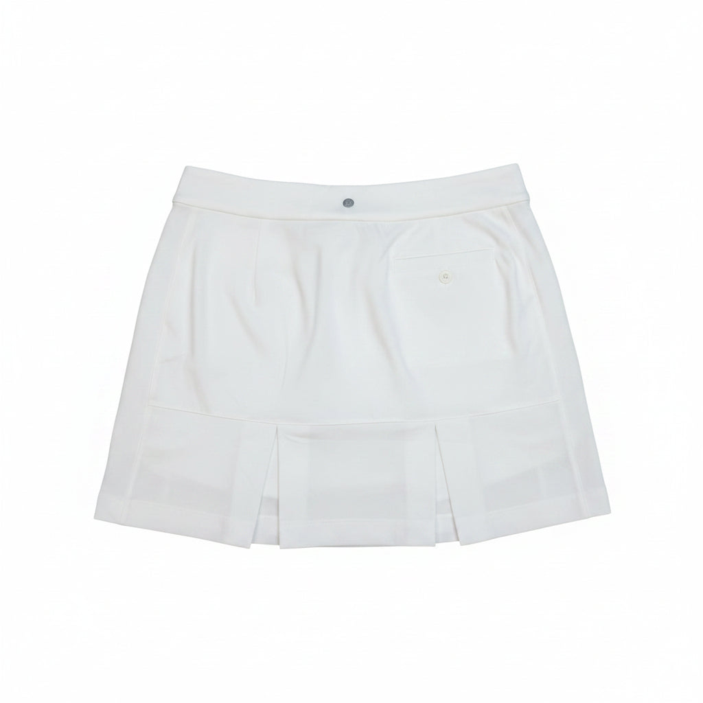 EP NY Pull on Skort with Back Mesh Pleats (17") - White