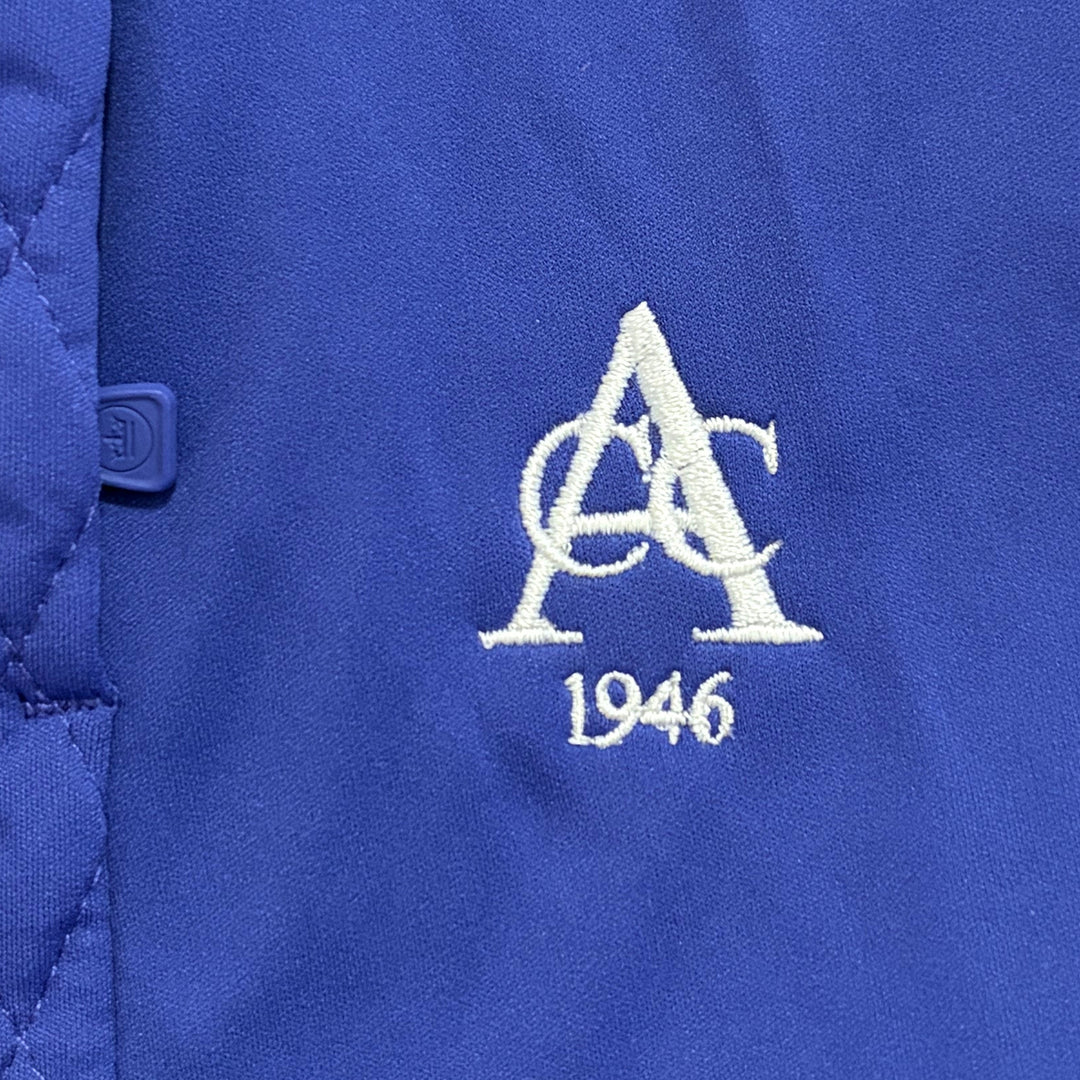 Peter Millar Women's Golf Vest Fuse Mini Diamond Quilt (w/ logo) Pacific Blue Size M