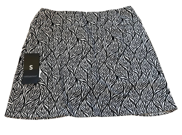 IBKUL Womens Sally Layered Skort 17.5" - Black/White