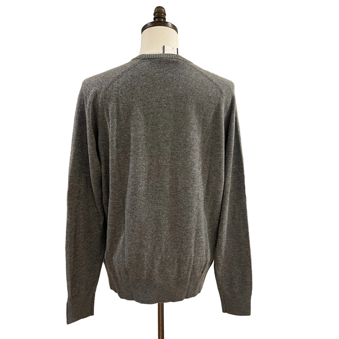 B. Draddy Cashmere Crewneck - Grey Heather - Large - Skorzie
