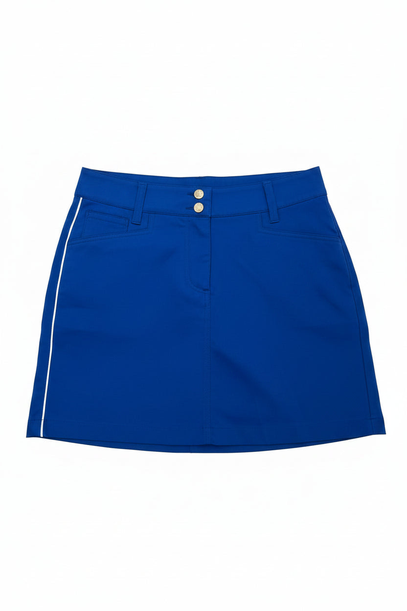Daily Sports Women's Glam Skort (18") - Power Blue Size 4