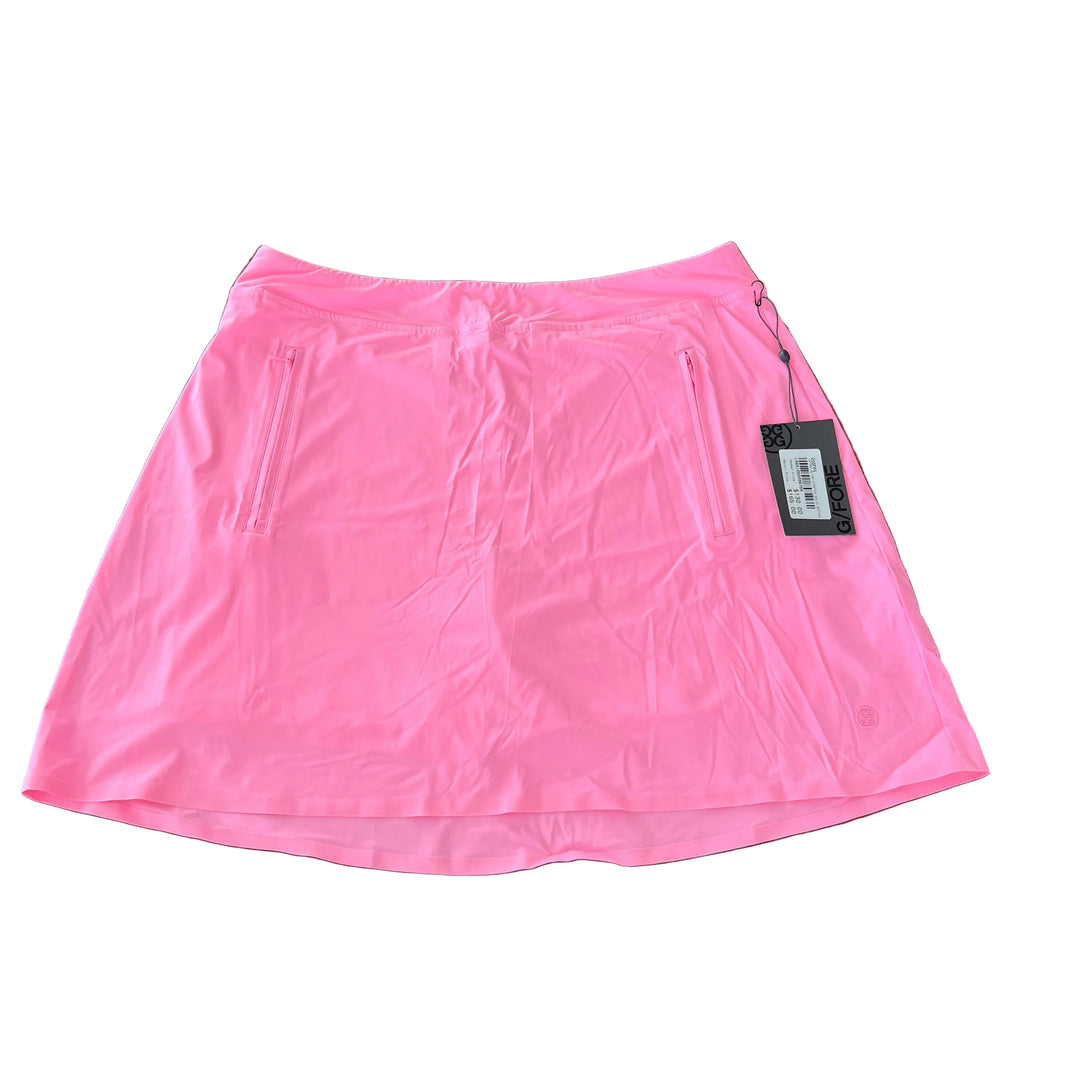 G/FORE Silky Tech Nylon A-Line Skort (16") - Candy Pink - Skorzie