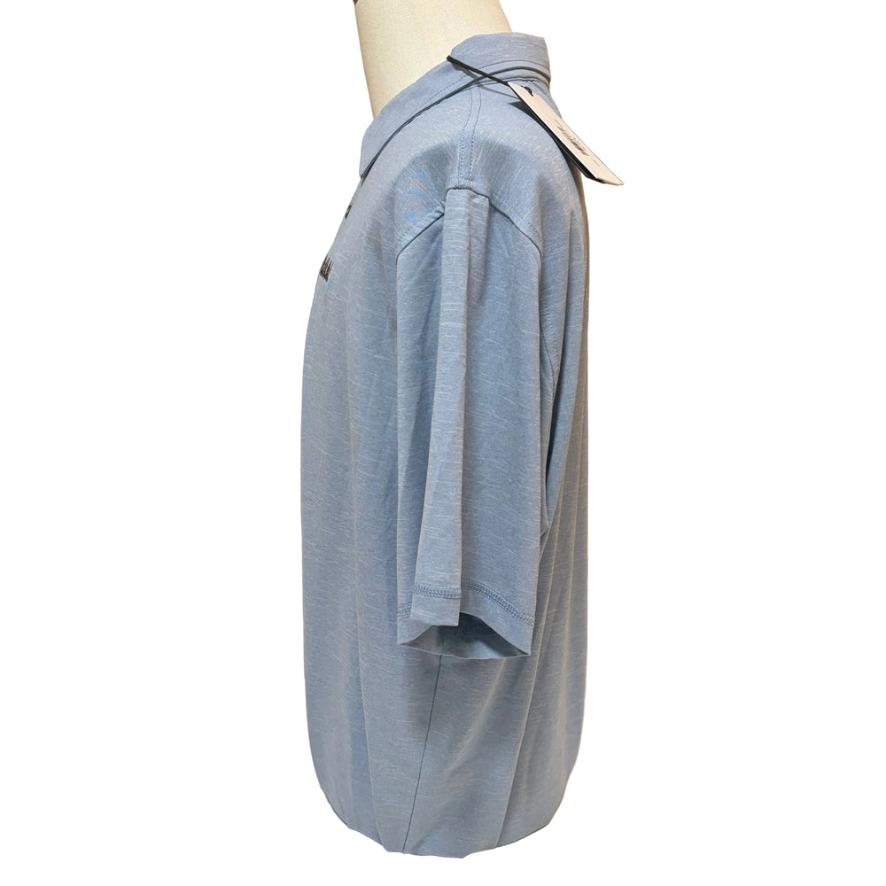 Linksoul Drysdale Performance Polo (w/ logo) - Harbor - Skorzie