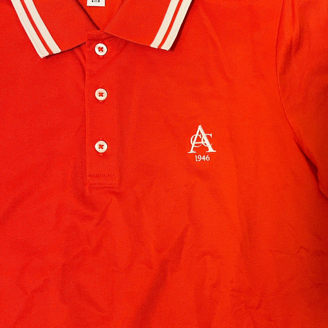 RLX Knit Polo (w/ logo) - Red - X-Small - Skorzie