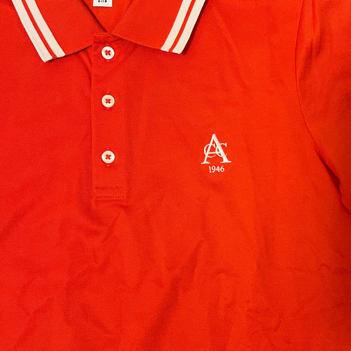 RLX Knit Polo (w/ logo) - Red - X-Small - Skorzie