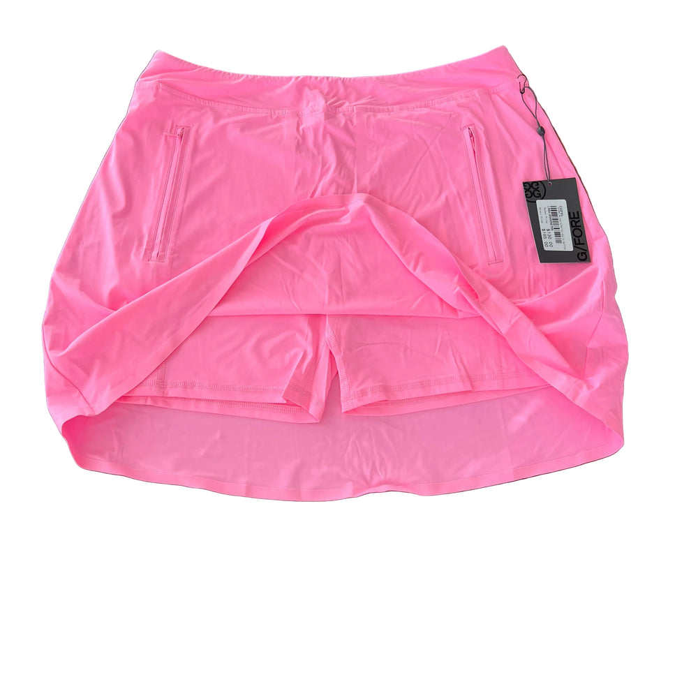 G/FORE Silky Tech Nylon A-Line Skort (16") - Candy Pink - Skorzie
