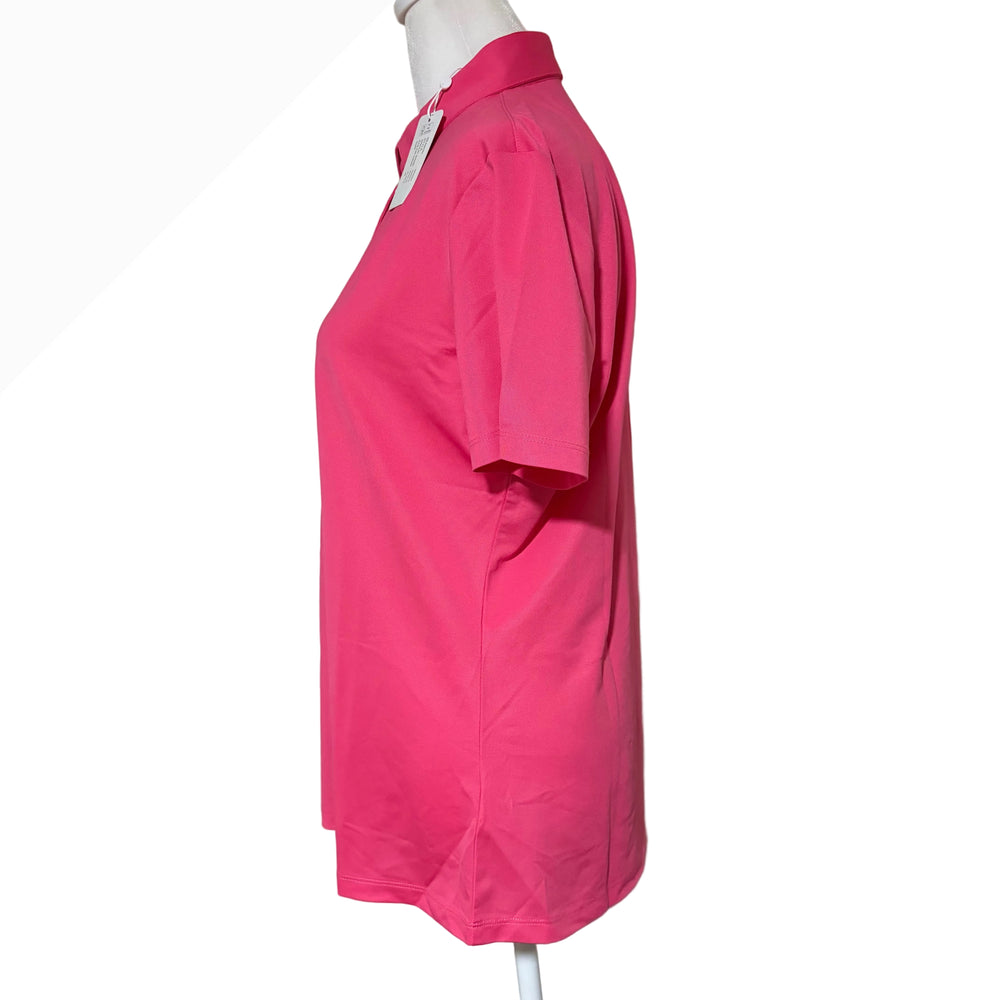 Greg Norman Freedom Stretch Polo - Flora Pink - Medium (FINAL SALE ITEM) - Skorzie