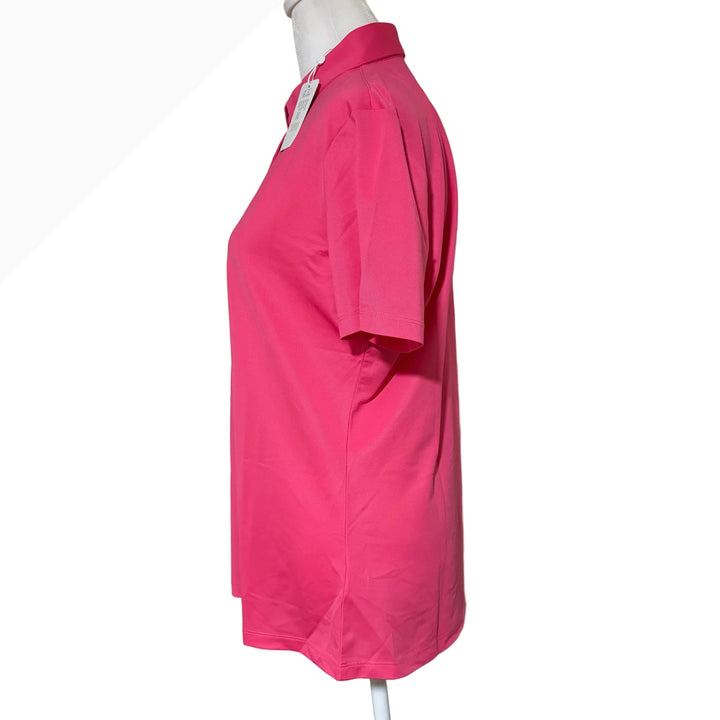 Greg Norman Freedom Stretch Polo - Flora Pink - Medium (FINAL SALE ITEM) - Skorzie