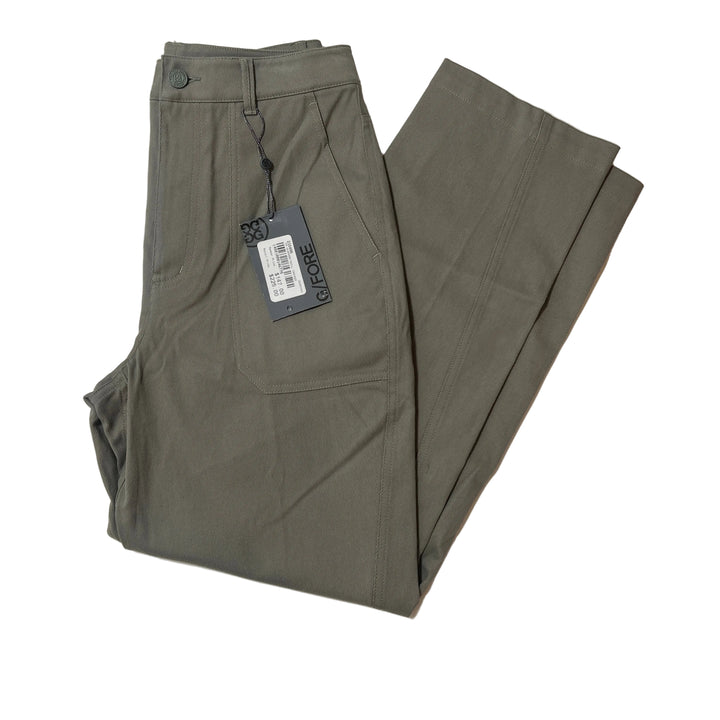 G/FORE Twill Straight Leg Trouser (26") - Olive - Skorzie