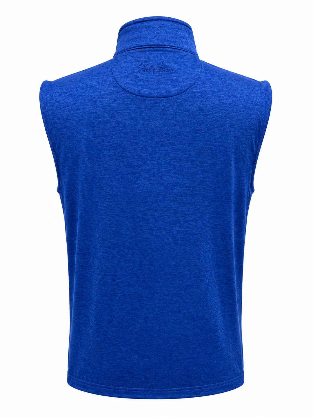 Bobby Jones Performance Jersey Zip Front Vest - Blue Stone - Medium