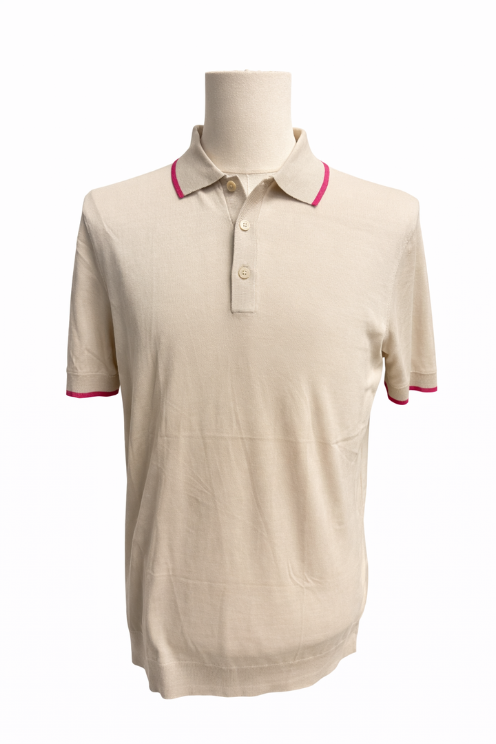 G/FORE LTD Release Merino Wool Knit Sweater Polo - Pumice - Medium - Skorzie
