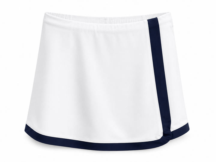 Smith & Quinn Birdie Skort - White/Navy