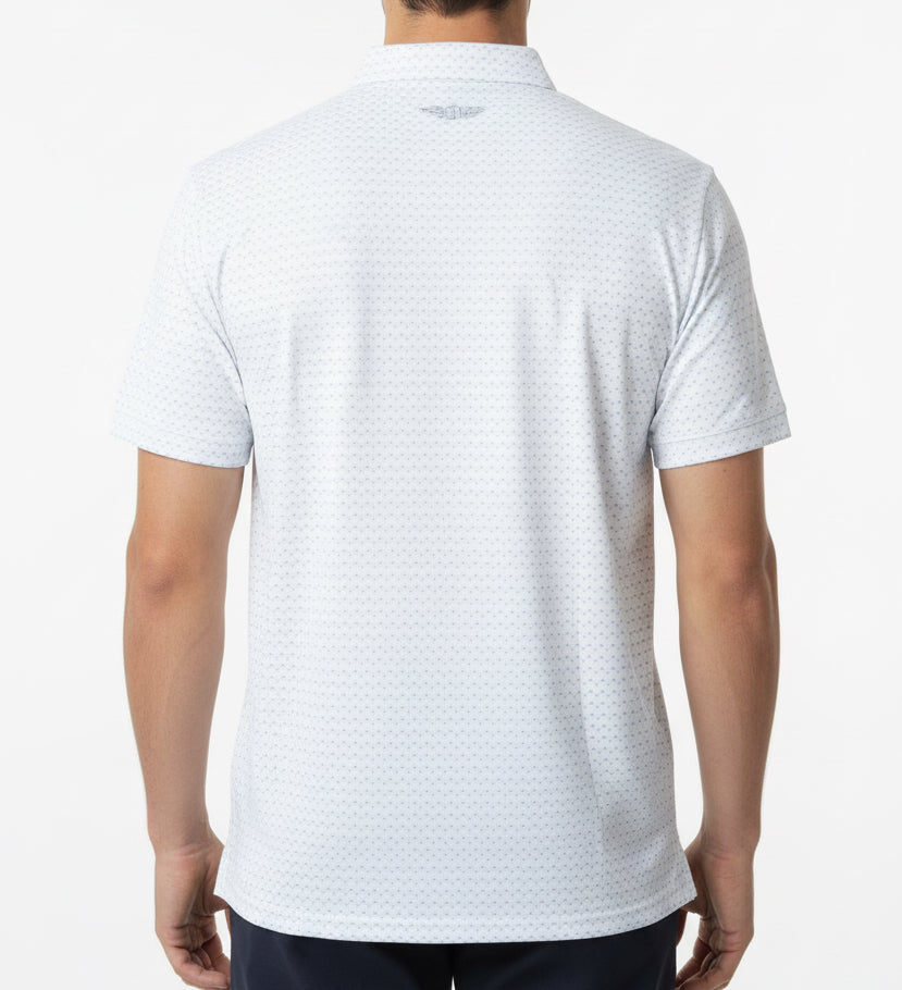 Straight Down Men's Golf Polo Brookhurst Mint Size L