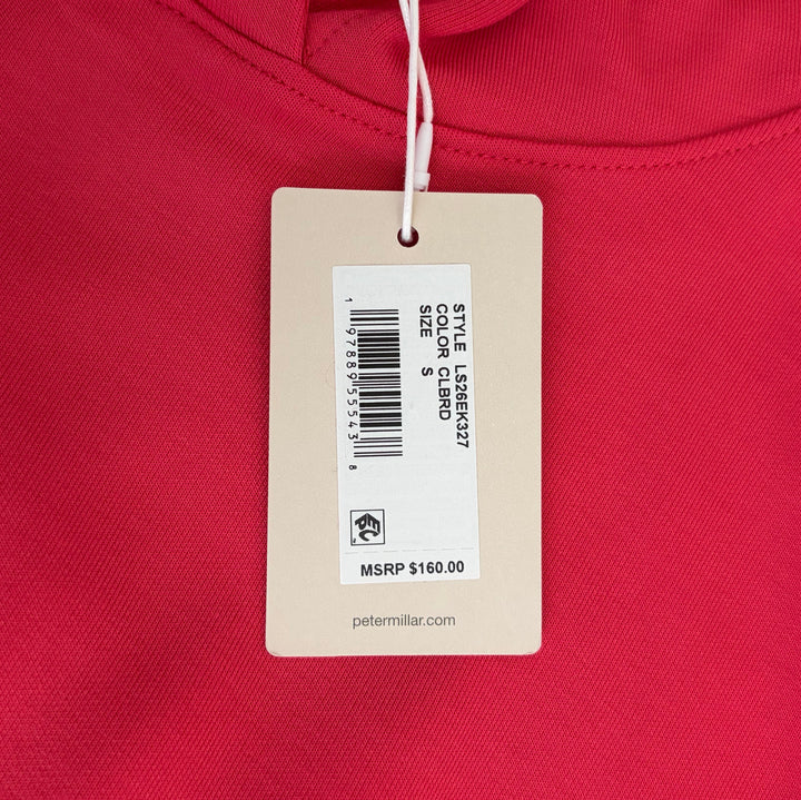 Peter Millar Women's Hoodie Flora Knit (w/ logo) Club Red Size S