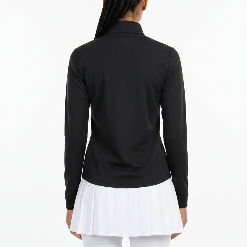 Bad Birdie Women's Golf L/S Polo Velocity (w/logo) Black Size XS