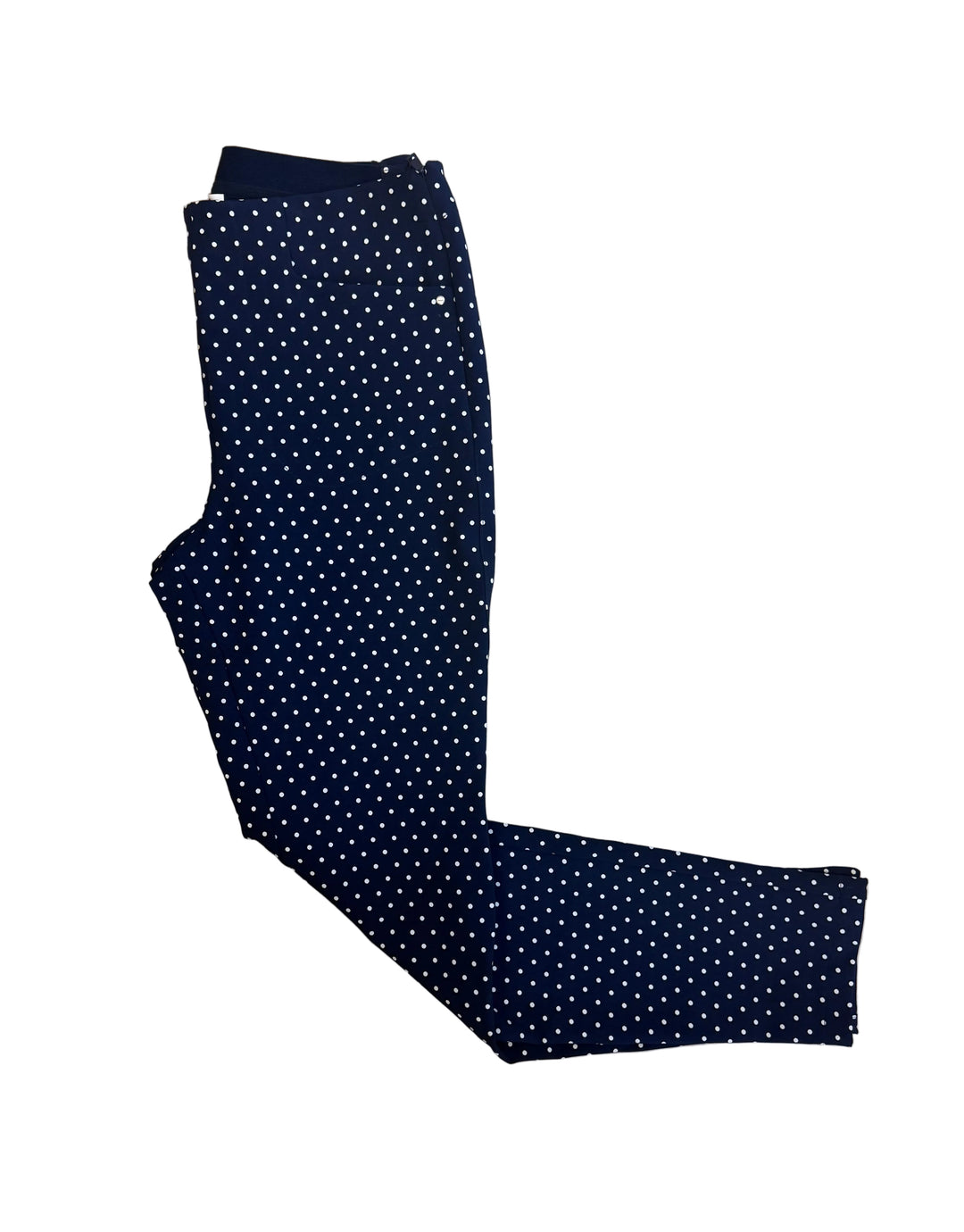 RLX Ralph Lauren Women's Multi Nylon Stretch Woven Pants - Navy/Polka Dot