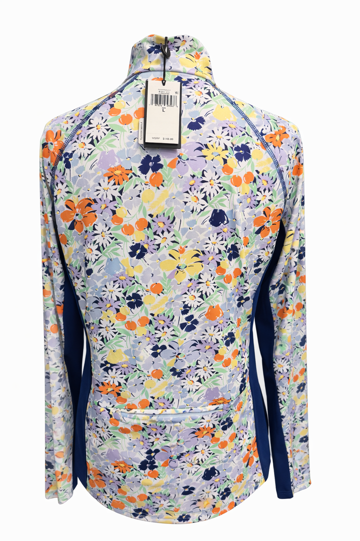 RLX Ralph Lauren Floral Performance Quarter Zip - Large - Skorzie