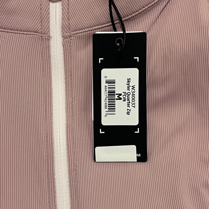 Straight Down Women's Quarter Zip Skyler Pink Dawn Size M