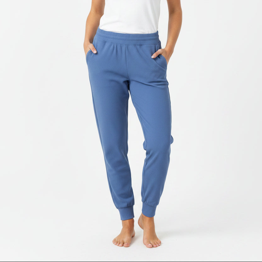 ALWRLD Women's Jogger ALTRN Rib (27") Lido Blue