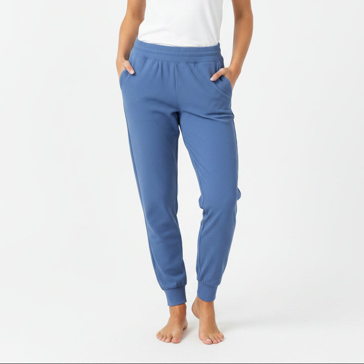 ALWRLD Women's Jogger ALTRN Rib (27") Lido Blue