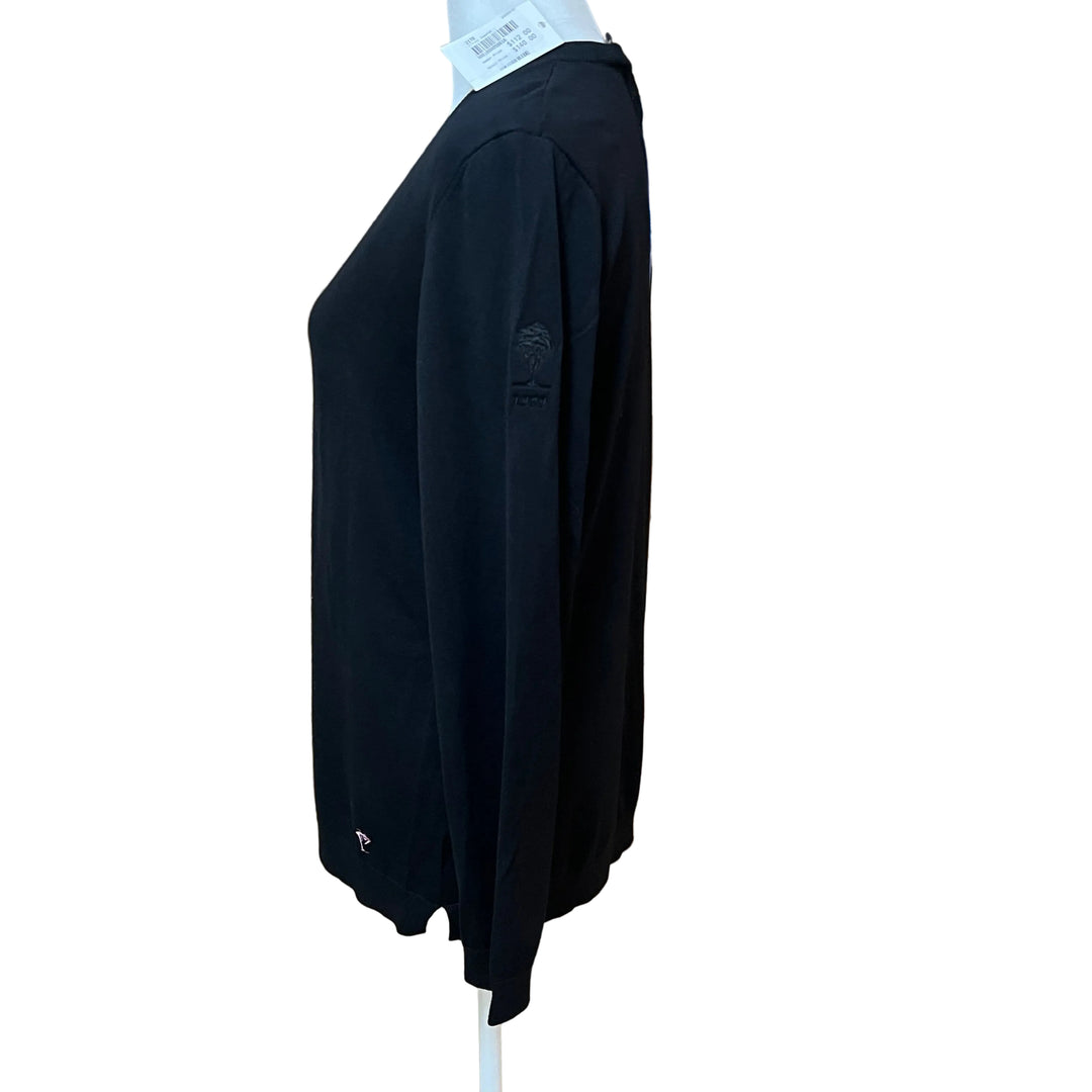Golftini Stretch V-Neck Sweater (w/logo) - Black - X-Large - Skorzie