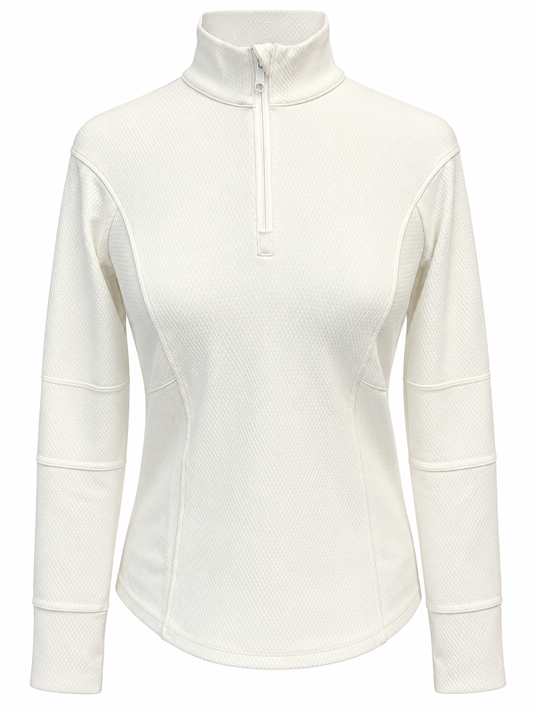Lucky In Love Flex Long Sleeve Quarter Zip - Bone
