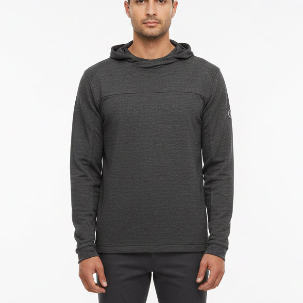 Johnnie-O Men's Hoodie Remmy Midweight Performance Black Size S