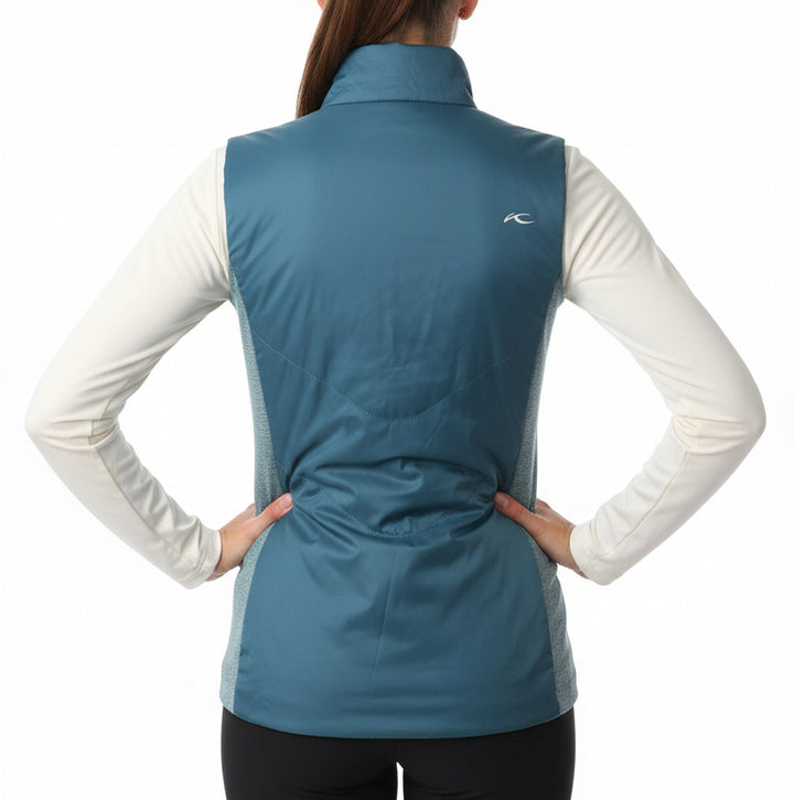 KJUS Women's Golf Vest Radiation (w/logo) Blue/Heather Blue Size S