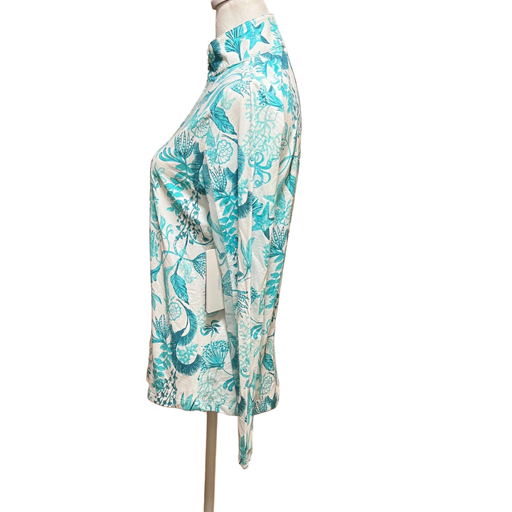 G-Lifestyle Caribbean Pullover - Turquoise Sea - Small - Skorzie