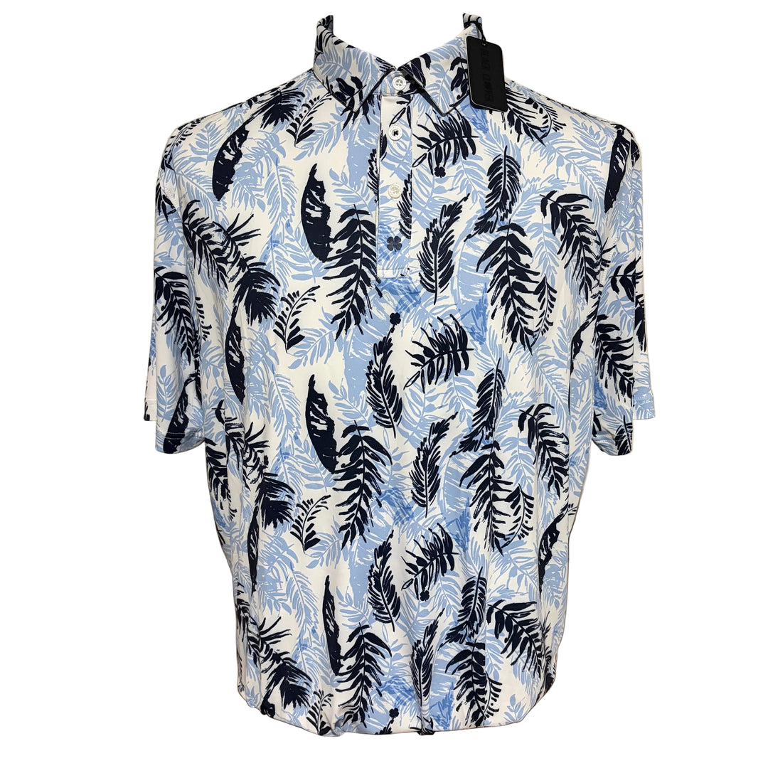 Black Clover Hidden Clover Polo - White - Large - Skorzie