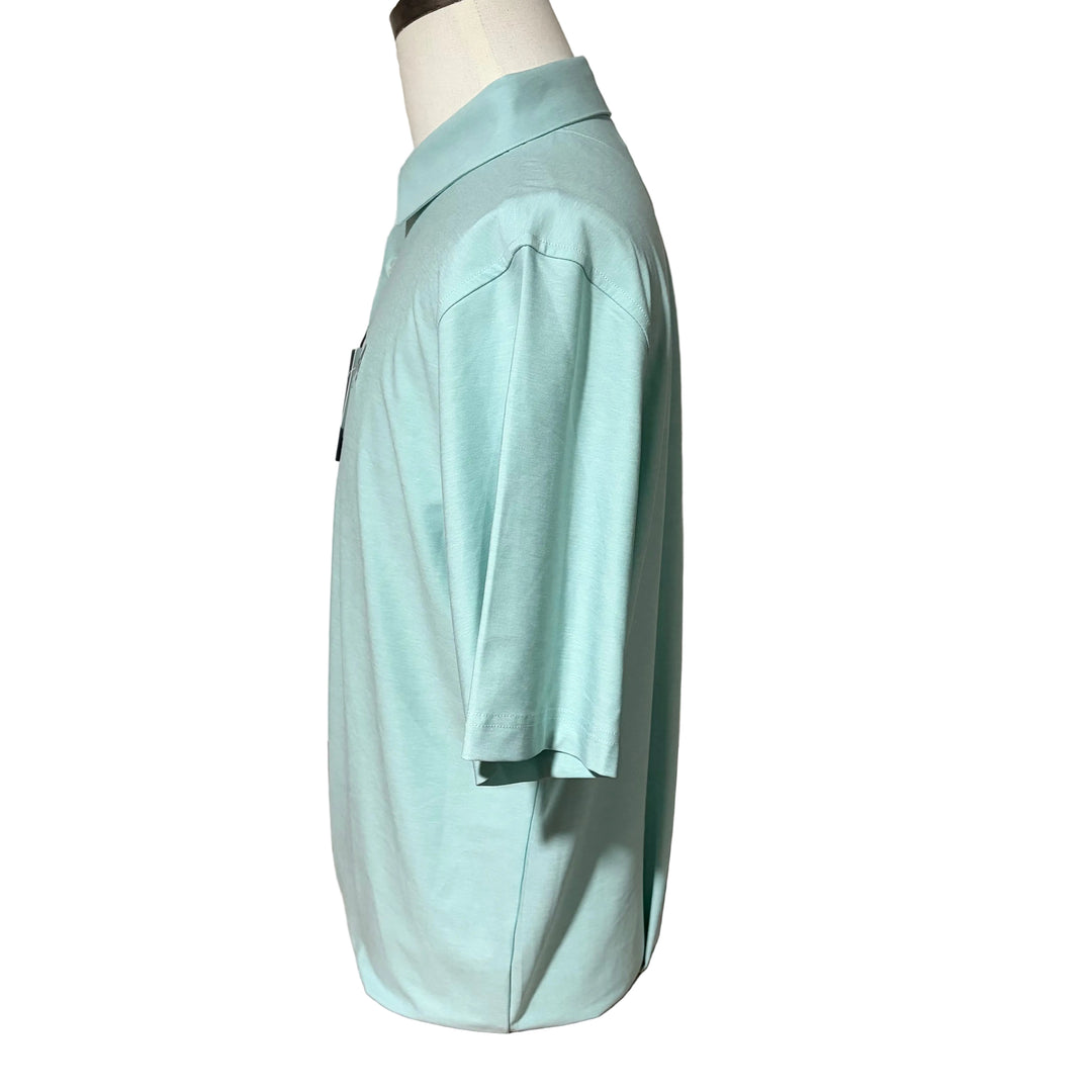 Straight Down Miramar Polo (w/logo) - Green Stone