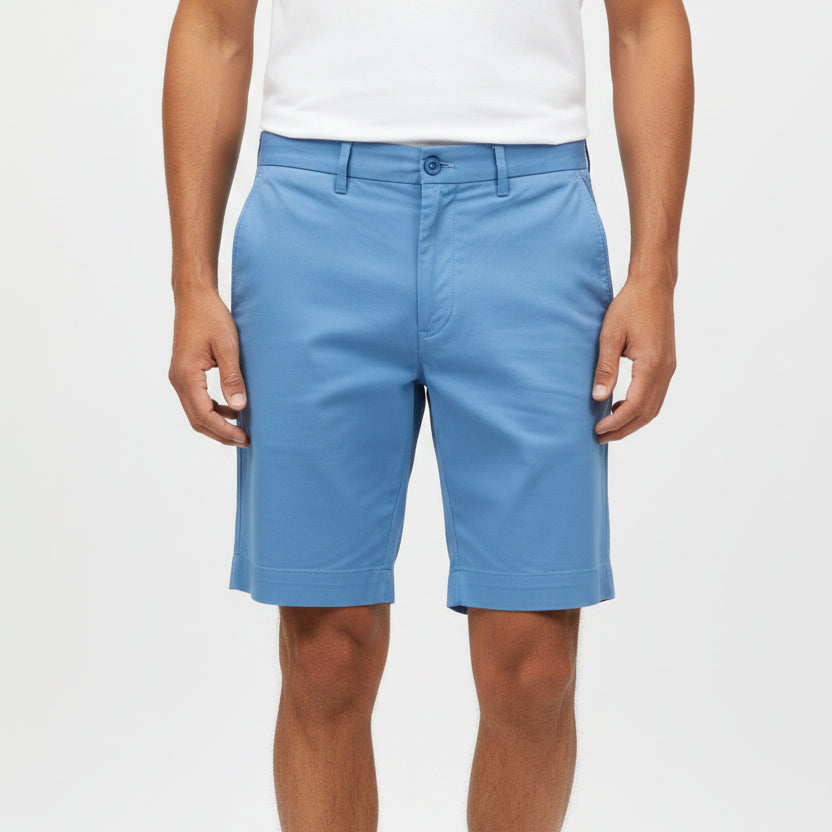 Ralph Lauren Tailored Fir Performance Shorts (9") - Dusty Blue - Skorzie