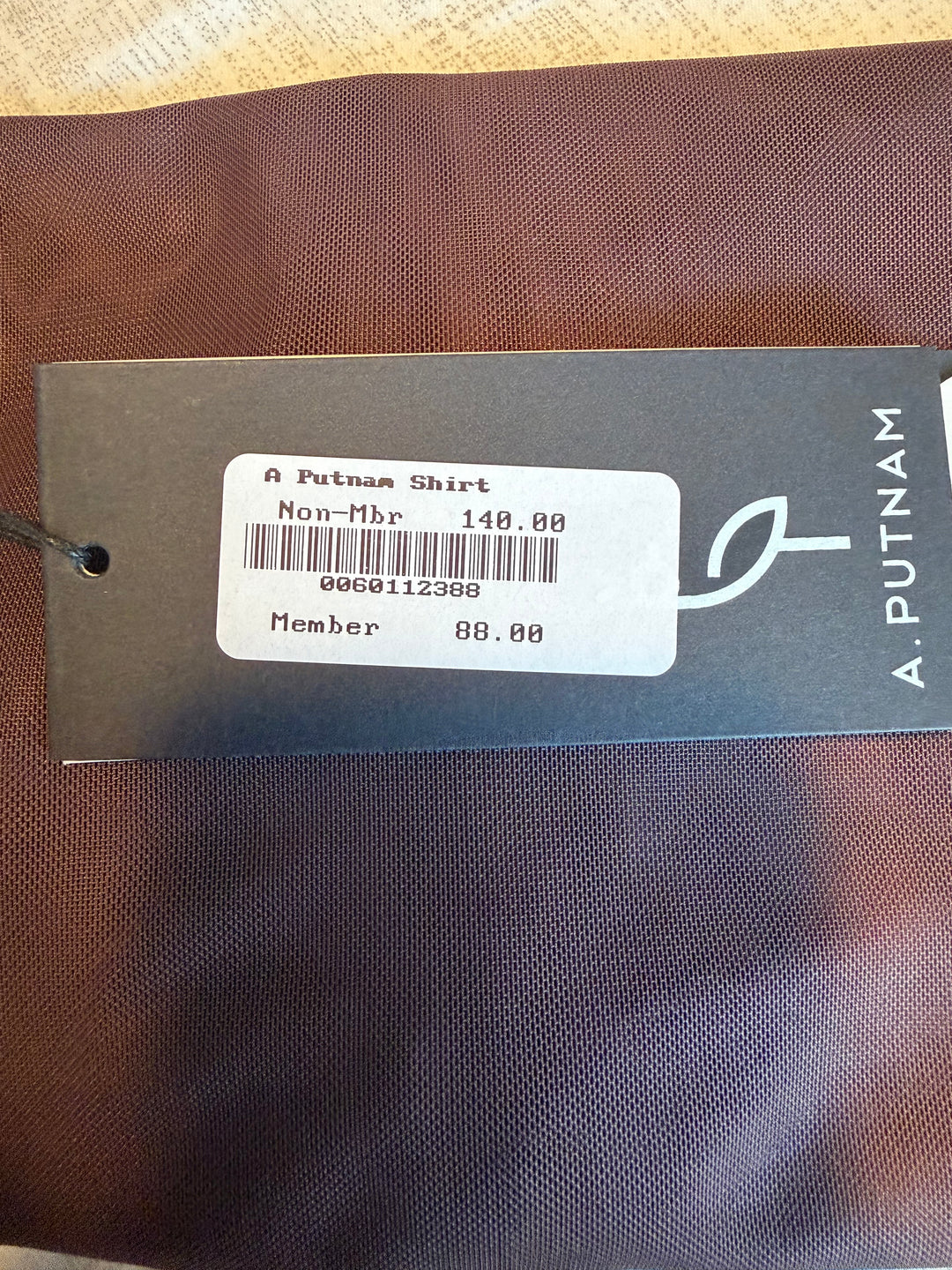 A. Putnam Luxe Opaque Short Sleeve Top - Umber
