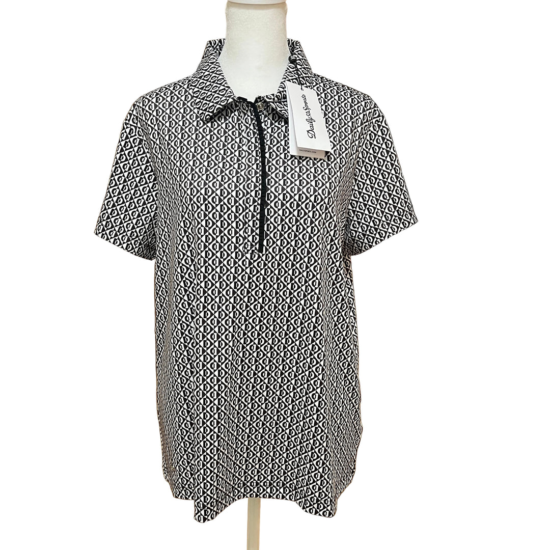 Daily Sports Cap Sleeve Polo (w/ logo) - Diamond - X-Large - Skorzie