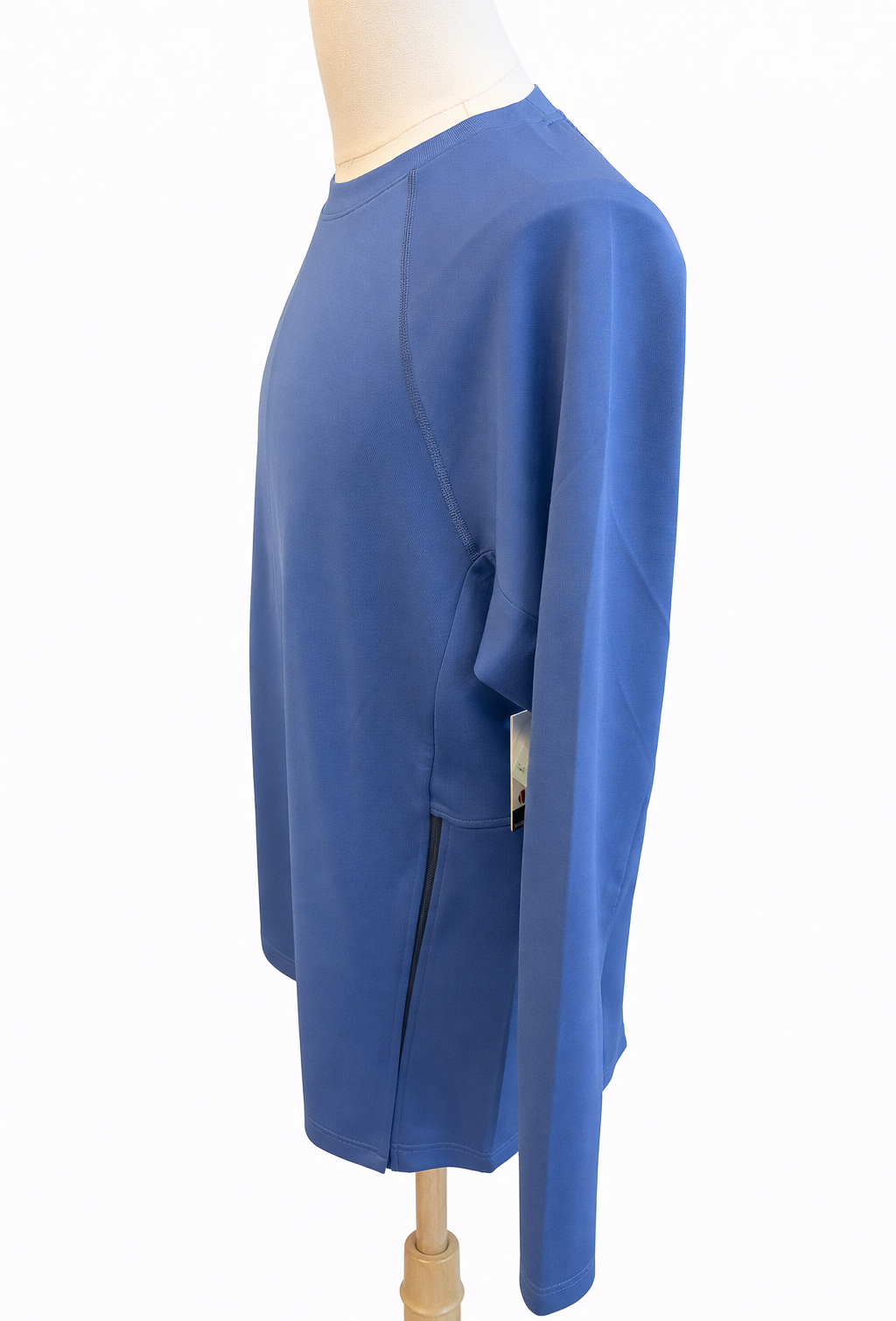 Sunice Men's Allendale 2.0 Water Repellant L/S Crewneck - Dusk Blue/Black