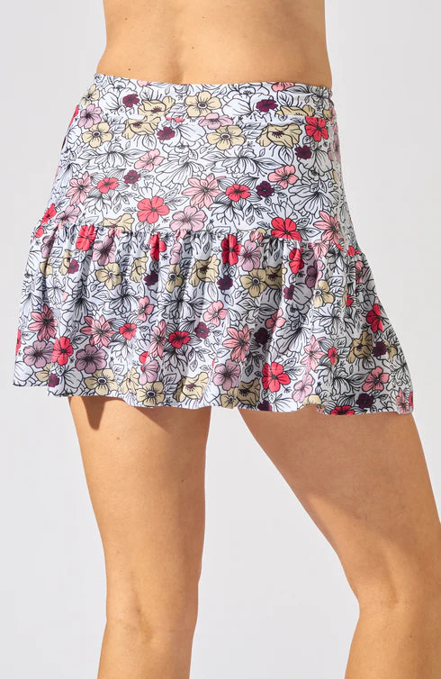 Bobbe Active Challenger Skirt - Sunset Floral - Skorzie