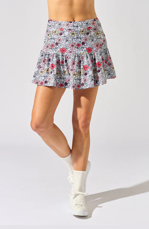 Bobbe Active Challenger Skirt - Sunset Floral - Skorzie