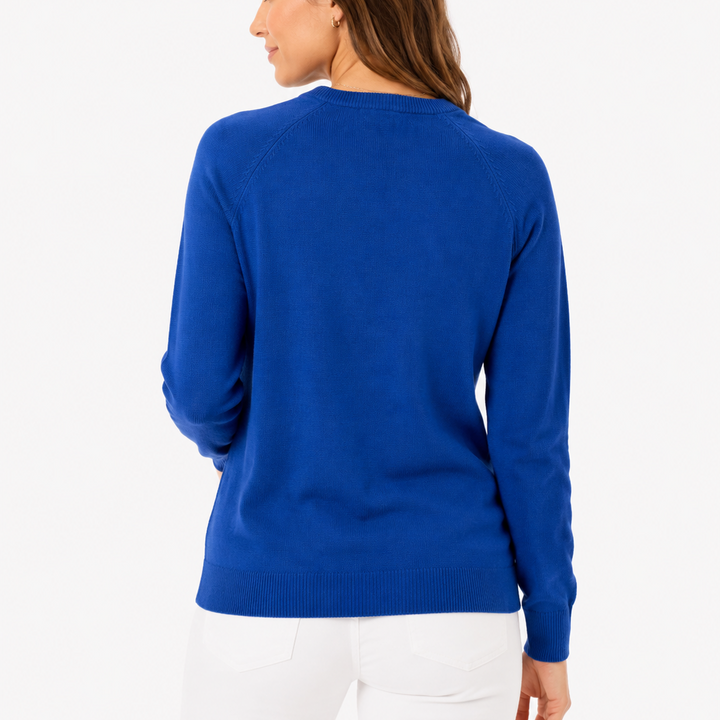 Maud & Sacha Women's Golf Sweater Royal Blue Size XS