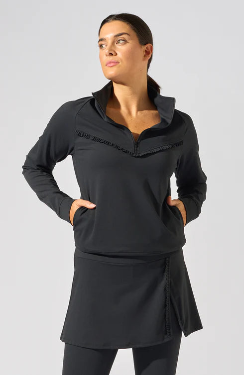 Bobbe Active - Club 1/4 Zip - Black - Skorzie