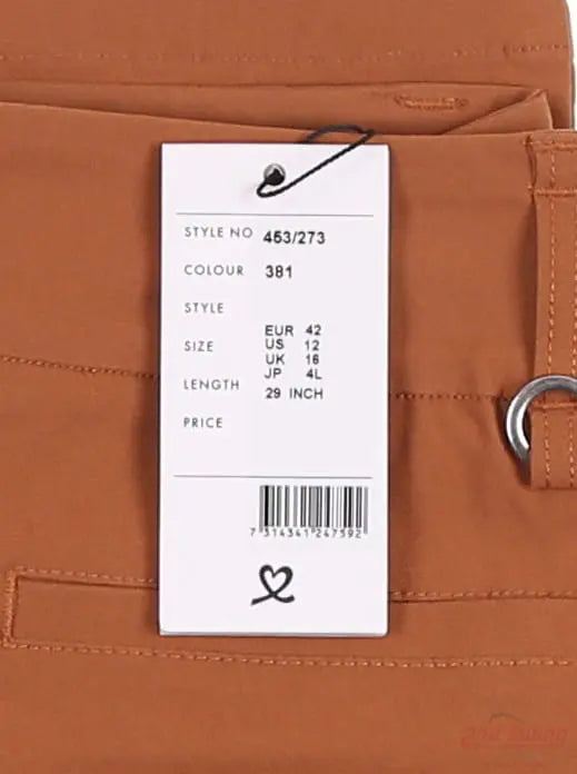 Daily Sports Lyric Womens High Water Ankle Pant - Caramel