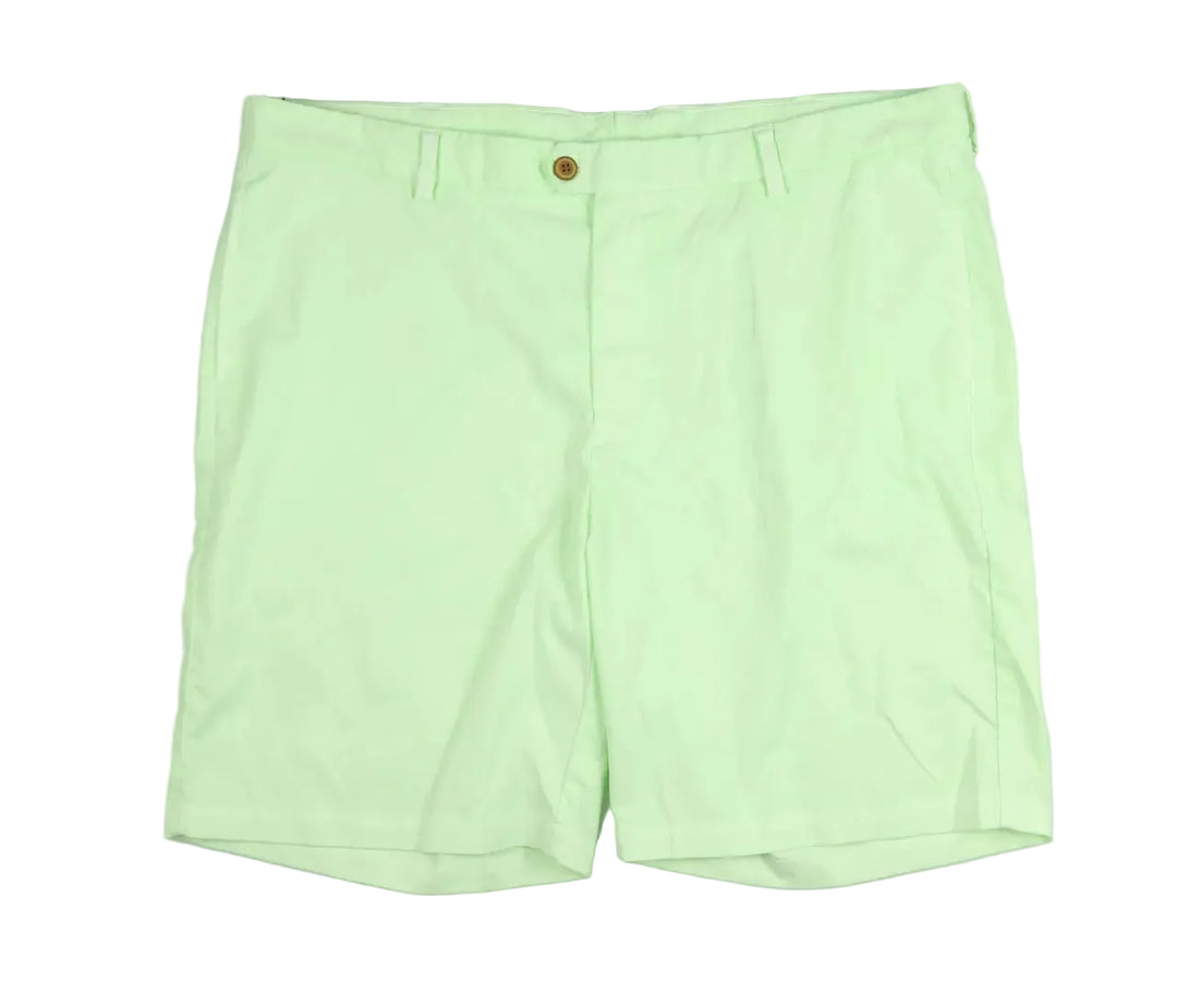 Turtleson Mens Lawton Performance Shorts - Lime - Size 32