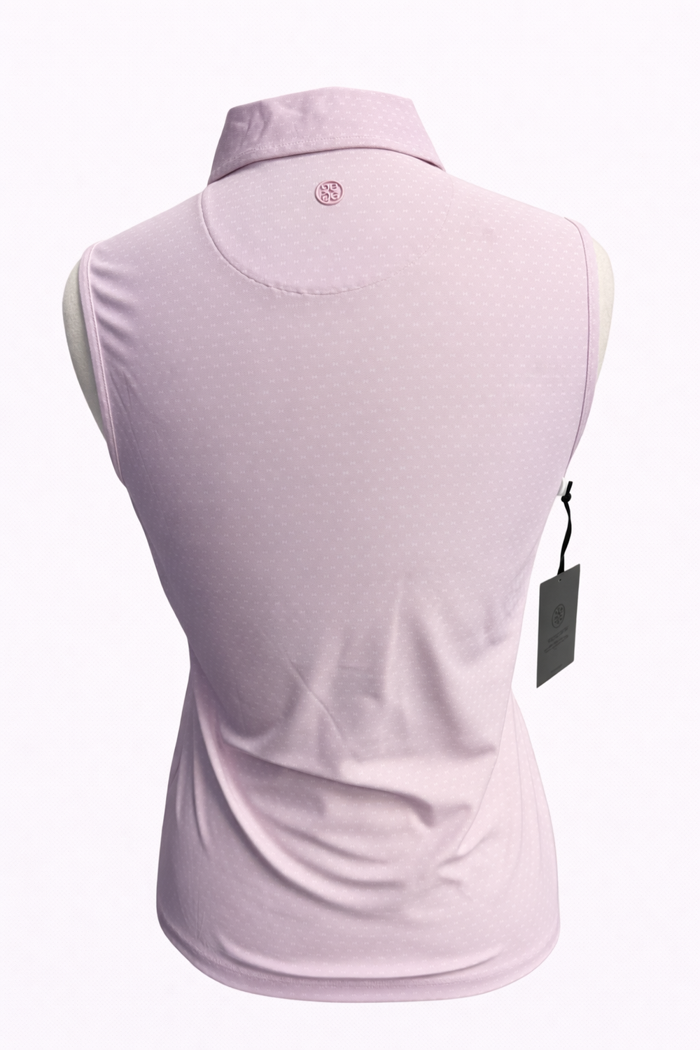 G/FORE Women's Butterfly Patterned Golf Polo - Blush - Small - Skorzie