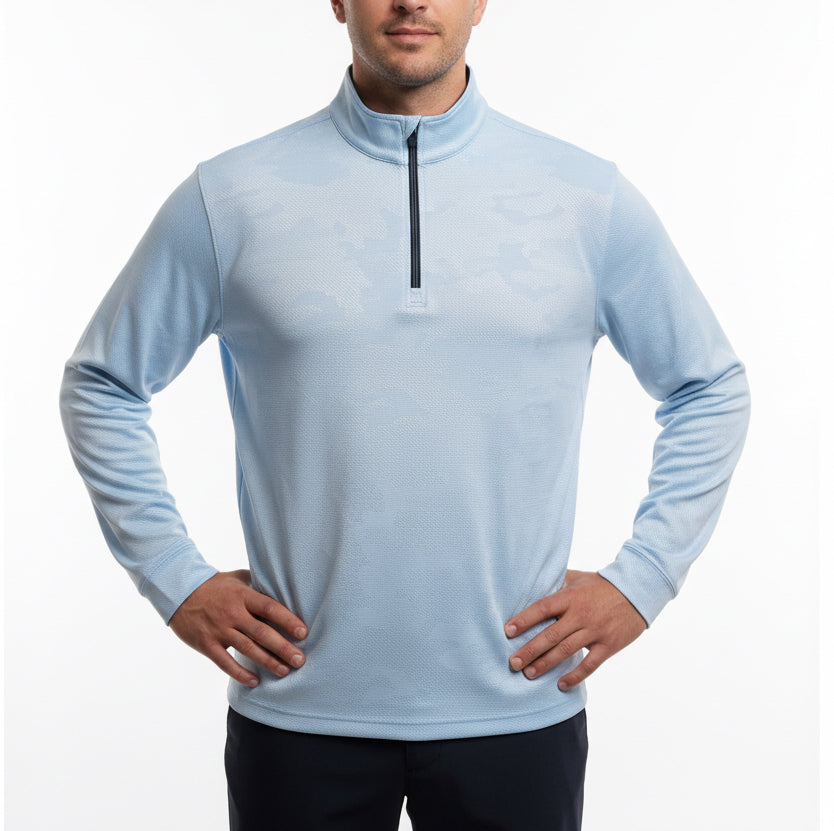 Straight Down Men's Golf Quarter Zip Sherman Nantucket Size L