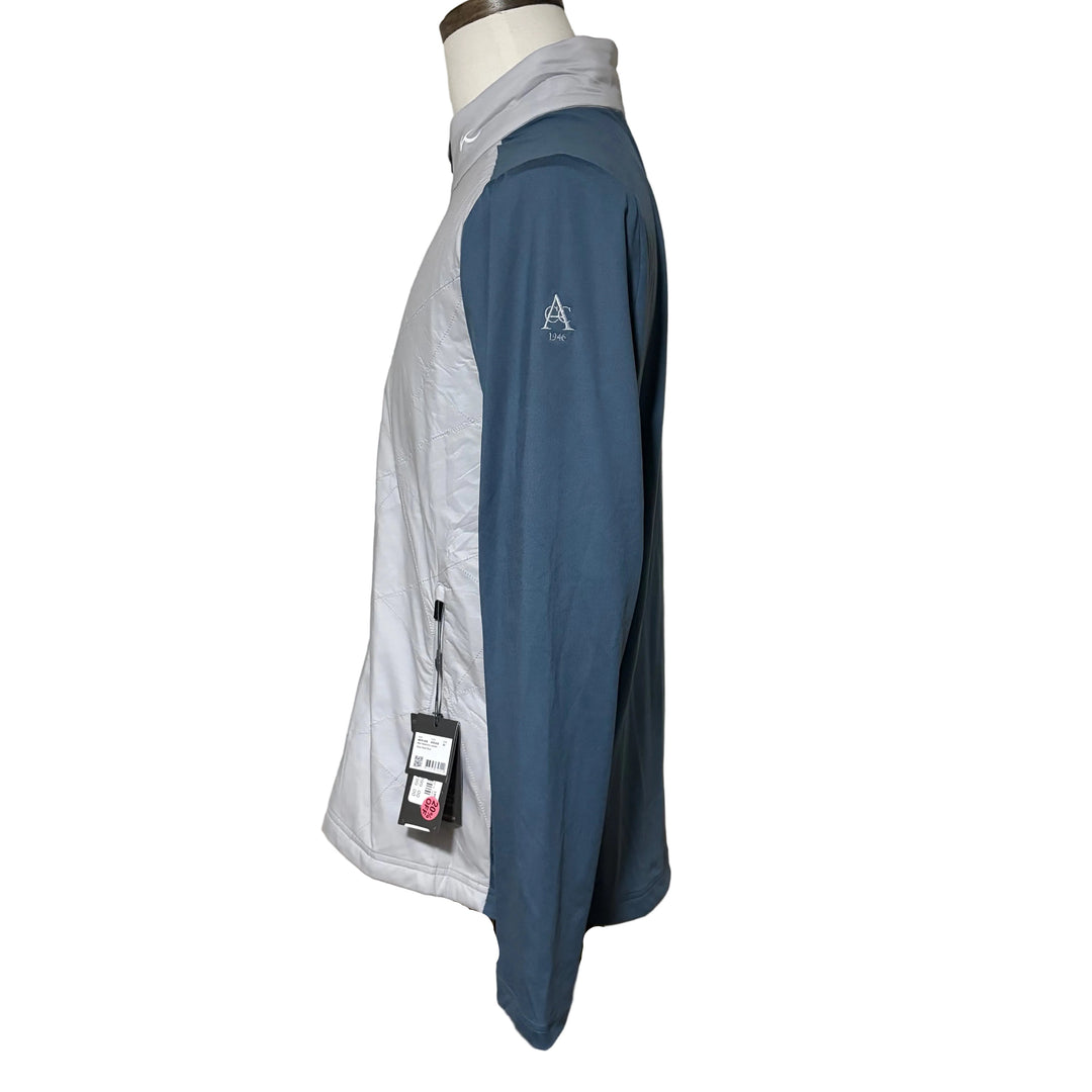 KJUS Men's Retention Jacket (w/logo) - Alloy/Steel Blue - Large - Skorzie