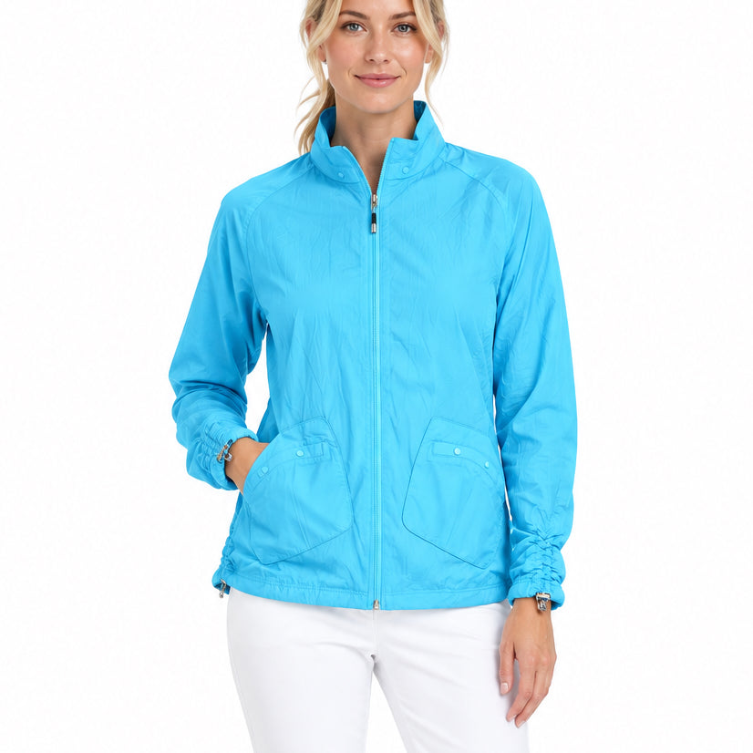 Jamie Sadock Women's Golf Sunsense Jacket Casablanca Size M