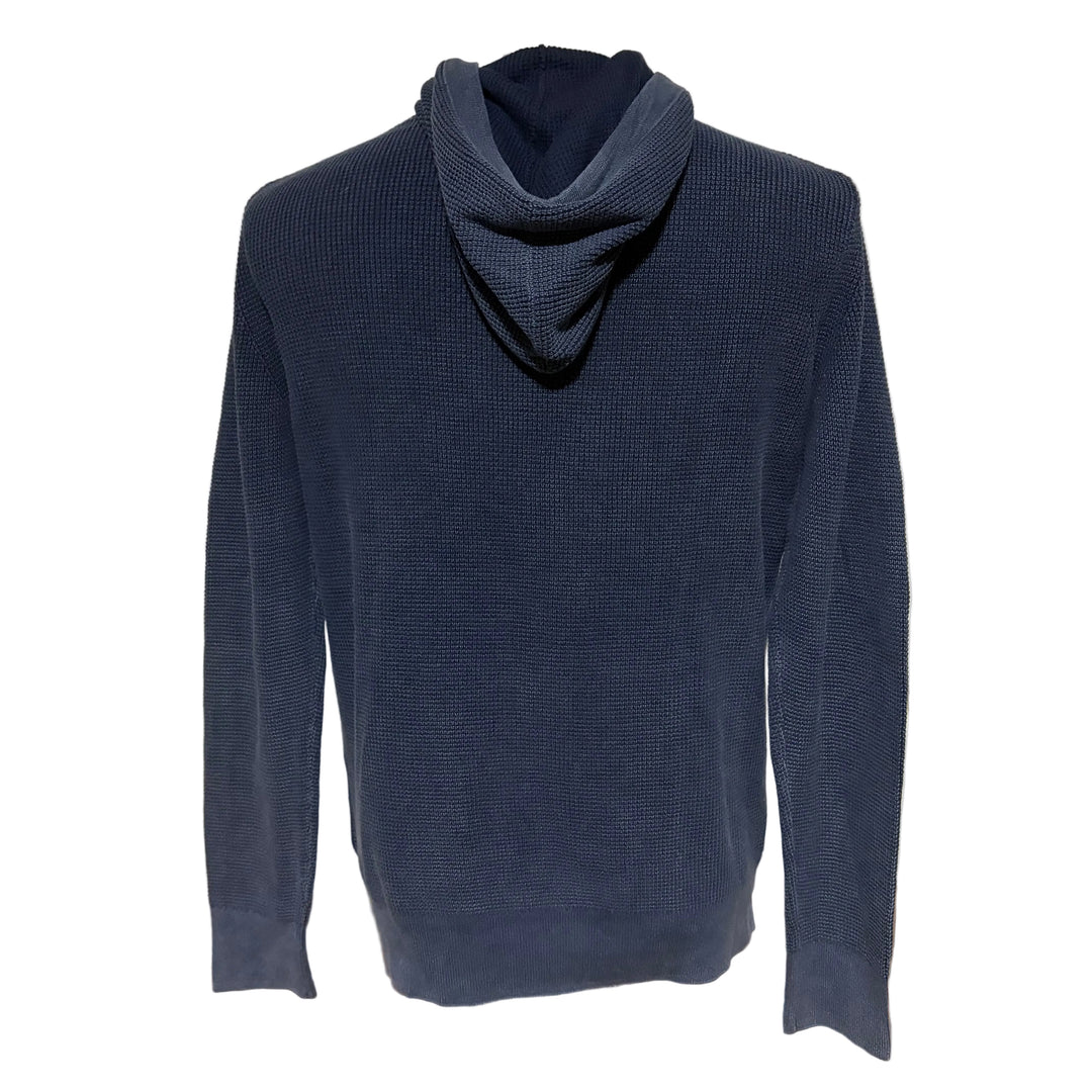 Faherty Sunwashed Sweater Hoodie - Blue Nights - Medium - Skorzie
