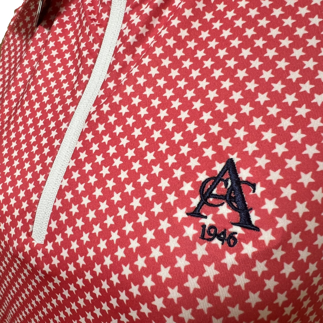 RLX LS 1/4 Zip (w/ logo) - Red Stars - Small